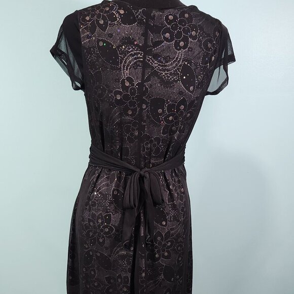 Vintage 90's Studio 1940 Black Dress Flapper Glitter Bling Vintage size 6
Lot K - Picture 3 of 6